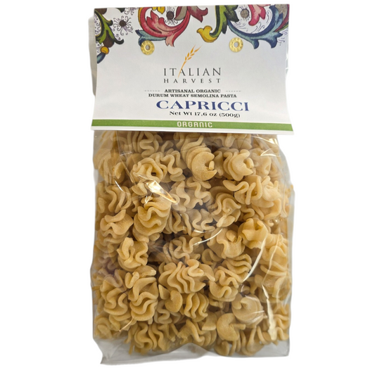 NOW UNDER "ITALIAN HARVEST" BRAND* Capricci by Marella: Organic, 1.1 lb, 12/CS