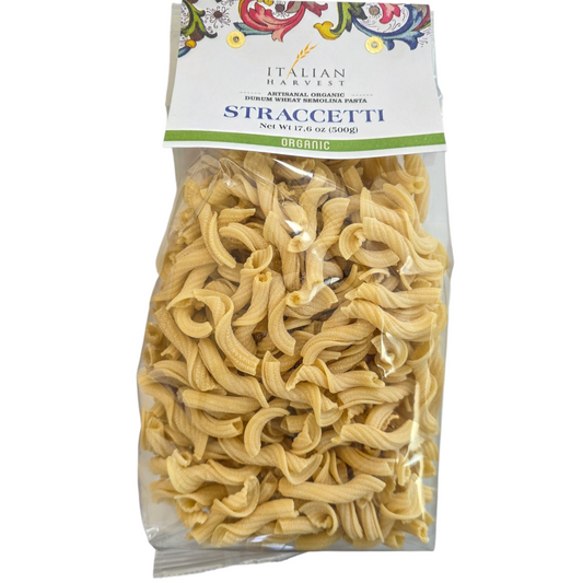 NOW UNDER "ITALIAN HARVEST" BRAND *NEW CASE PACK, PACKAGING & UPC* Straccetti Twisted Rags by Marella: Organic, 1.1 lb, 12/CS