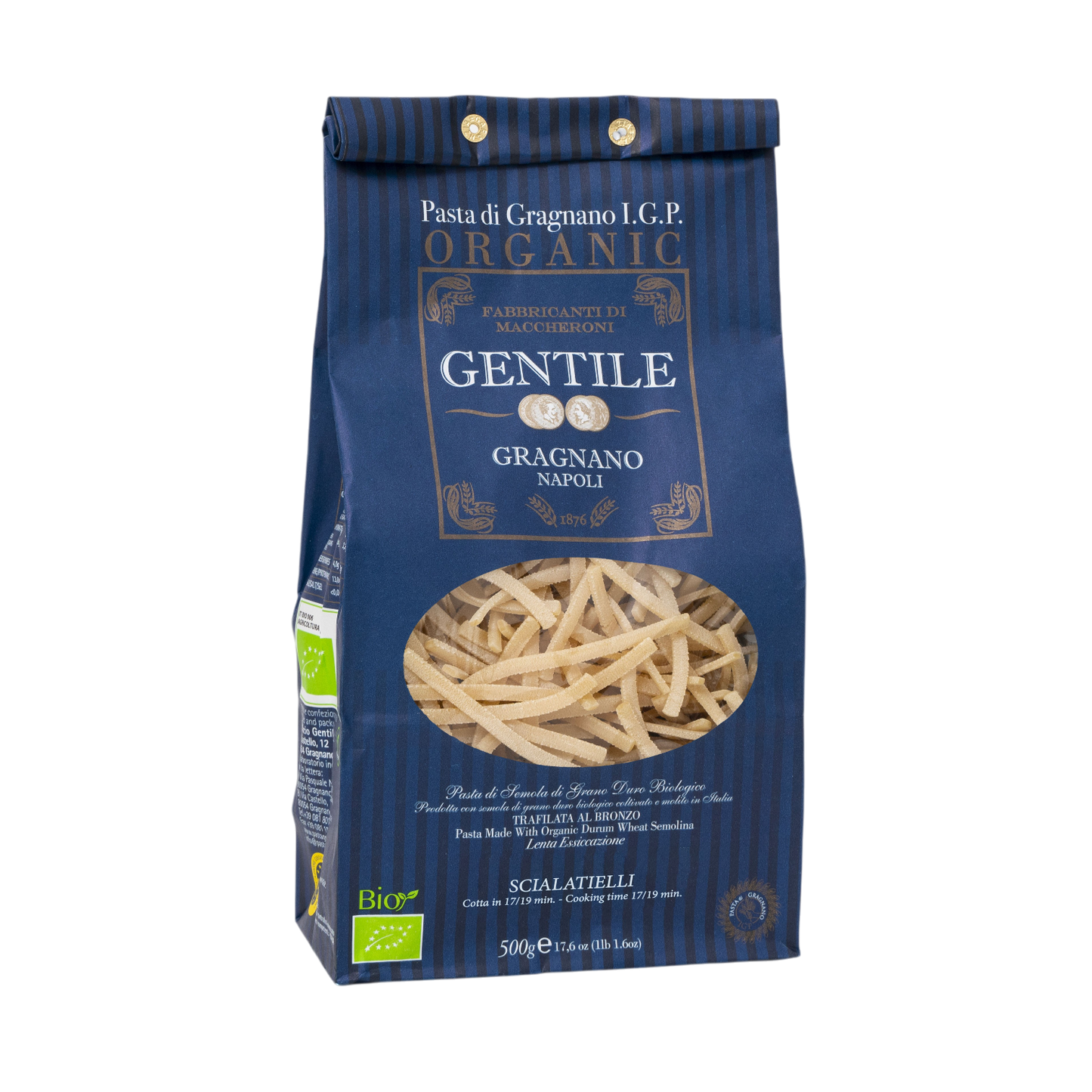 Scialatielli (Unkempt Hair) by Gentile: Organic, 1.1 lb, 12/CS
