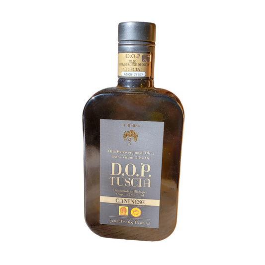 Extra Virgin Olive Oil Tuscia D.O.P by Il Molino, Organic, Lazio, 16.9 fl oz, 2024 Crop, 6/CS