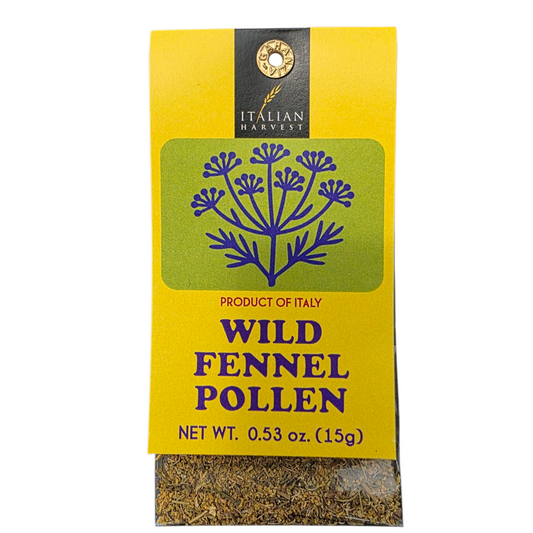 NEW! Wild Fennel Pollen "Fiori di Finocchietto Selvatico" by Cuore Verde Natura, 0.53 oz, 1/CS (Sold by unit for Retail & Wholesale)
