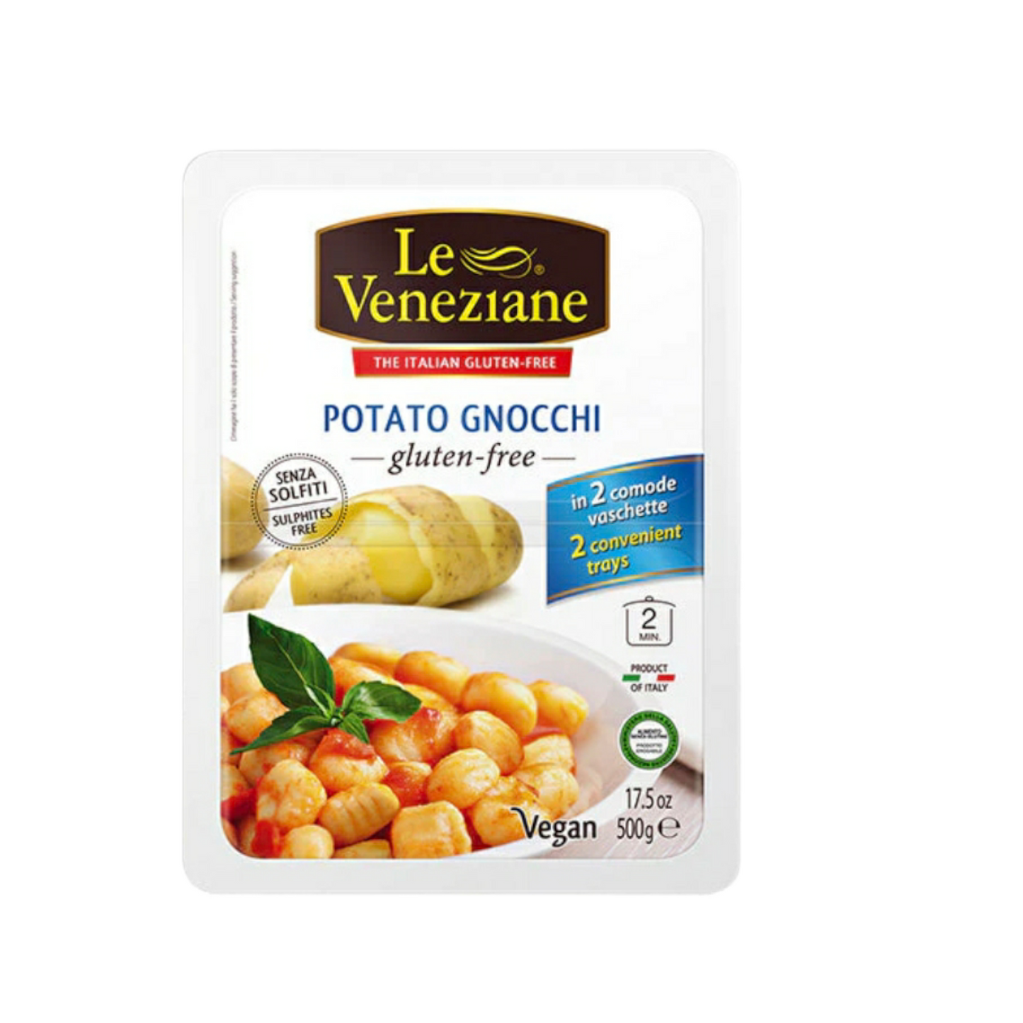 Potato Gnocchi with Corn Gluten-Free Pasta by Le Veneziane, 8.8 OZ, 11/CS