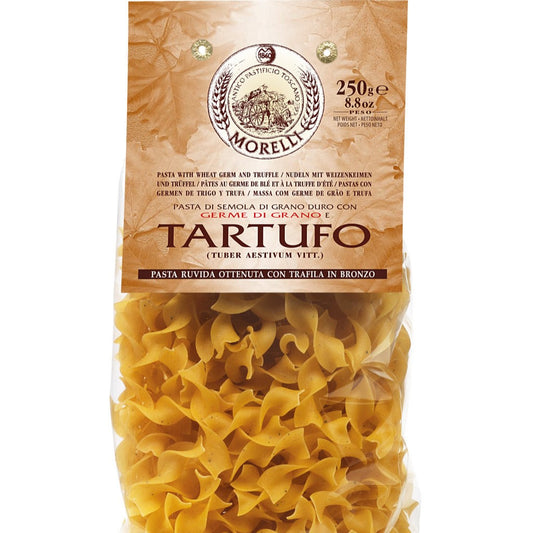 *SPECIAL* (BEST BY 10/01/27) NEW! Pappardelline with Truffle, Egg Pasta by Morelli, 8.8 oz (250 g), 12/CS