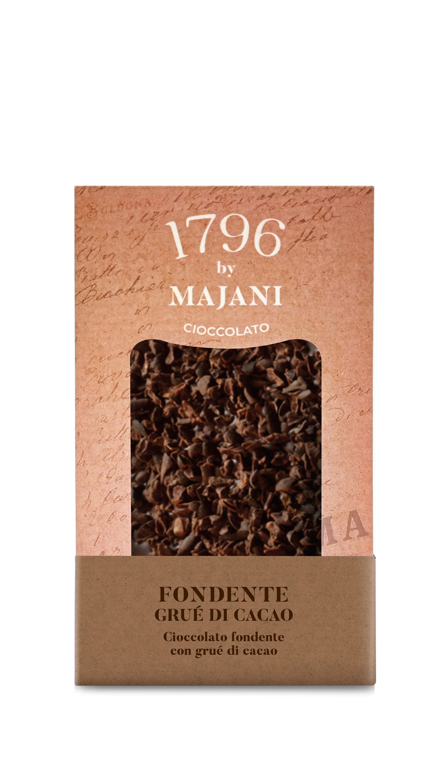 WHOLESALE PRE-ORDER ONLY "Le Golose" 1796 Dark Chocolate Bar with Cocoa Grains by Majani, 4.05 OZ, 12/CS *3164*