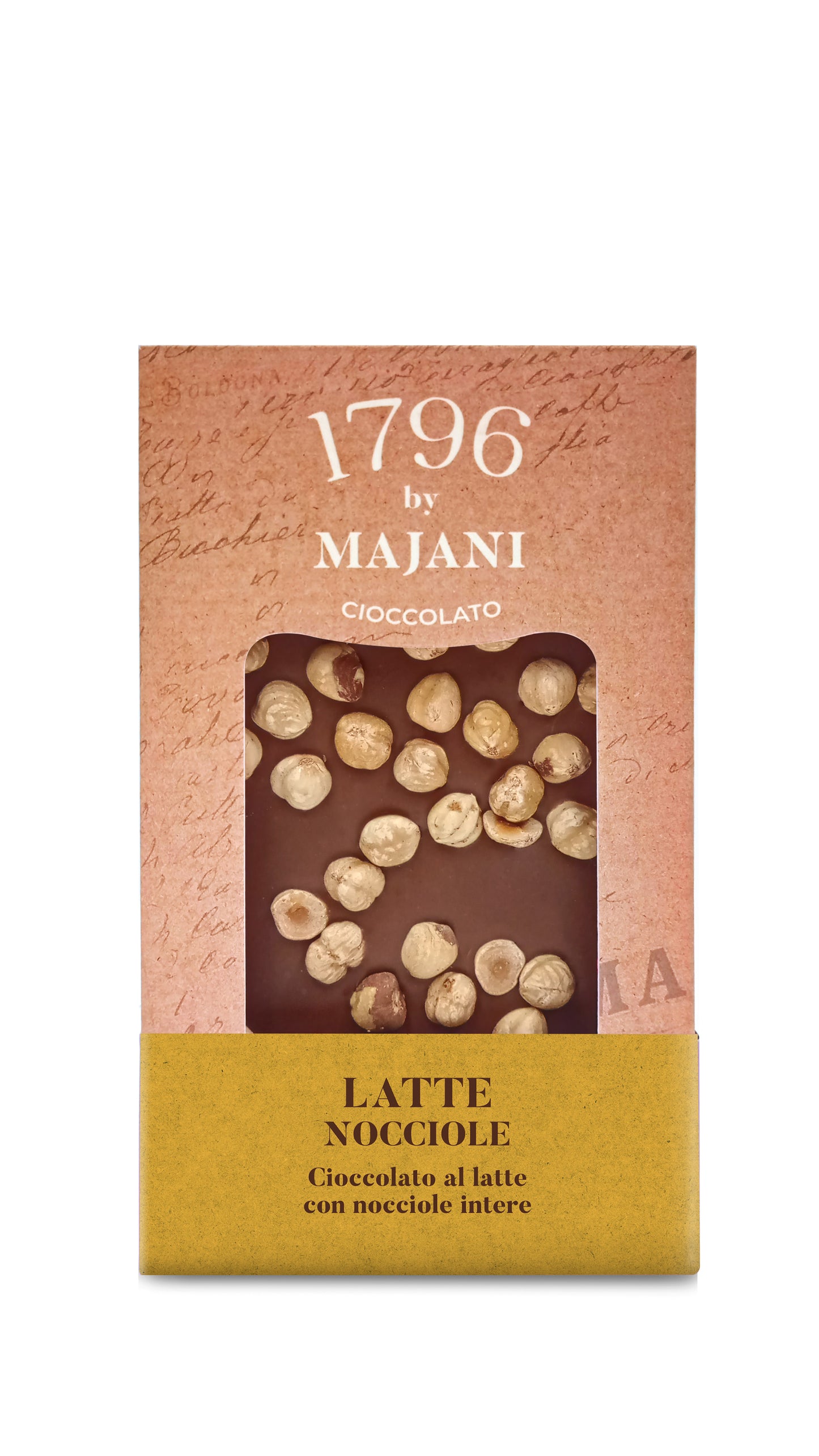 WHOLESALE PRE-ORDER ONLY "Le Golose" 1796 Milk Chocolate Bar with Whole Hazelnuts by Majani, 4.05 OZ, 12/CS *3165* ETA MID OCTOBER