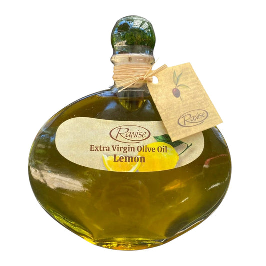 *NEW BOTTLE* Ligurian Lemon Infused Extra Virgin Olive Oil by Ranise, 6.76 fl oz, 6/CS