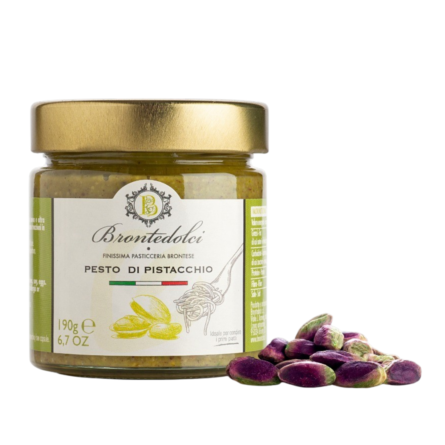 *WHOLESALE PRE-ORDER ONLY* Pistachio Pesto by Brontedolci, 6.75 OZ, 12/CS *60001*