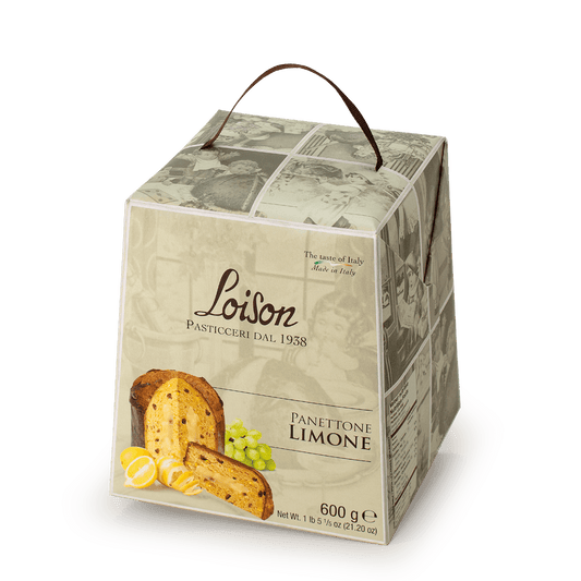 *HOLIDAY PRE-ORDER ONLY* Panettone Limone (with Lemon Cream) - Astucci Line, 1.3 lb (600 g), 12/CS *942*