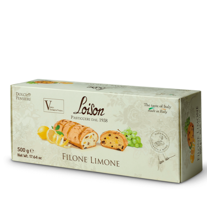 Filone Loaf Cake Lemon by Loison, 1.1 lb (500 g), 6/CS *206*