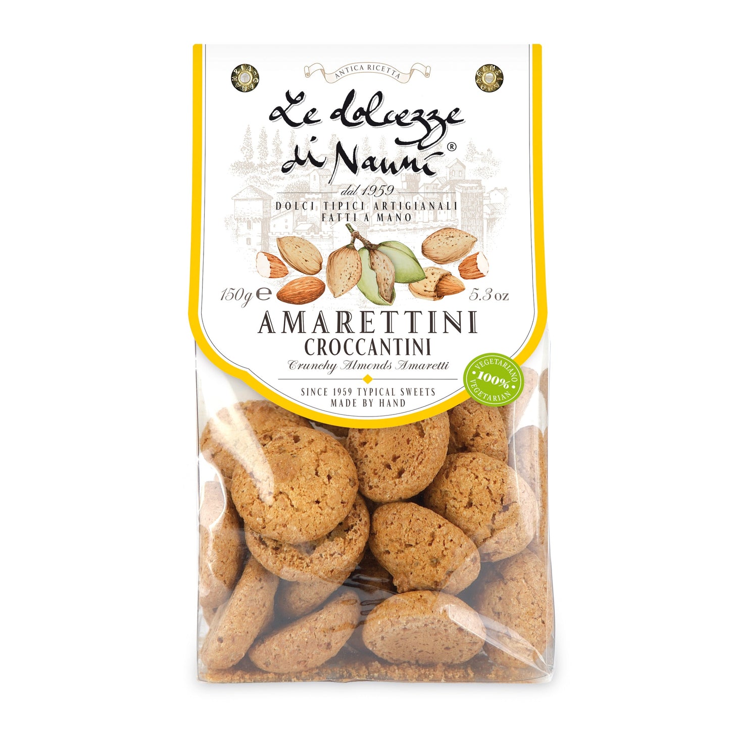 Crunchy Almond Amaretti by Nanni: Tuscany, 5.25 oz, 8/CS