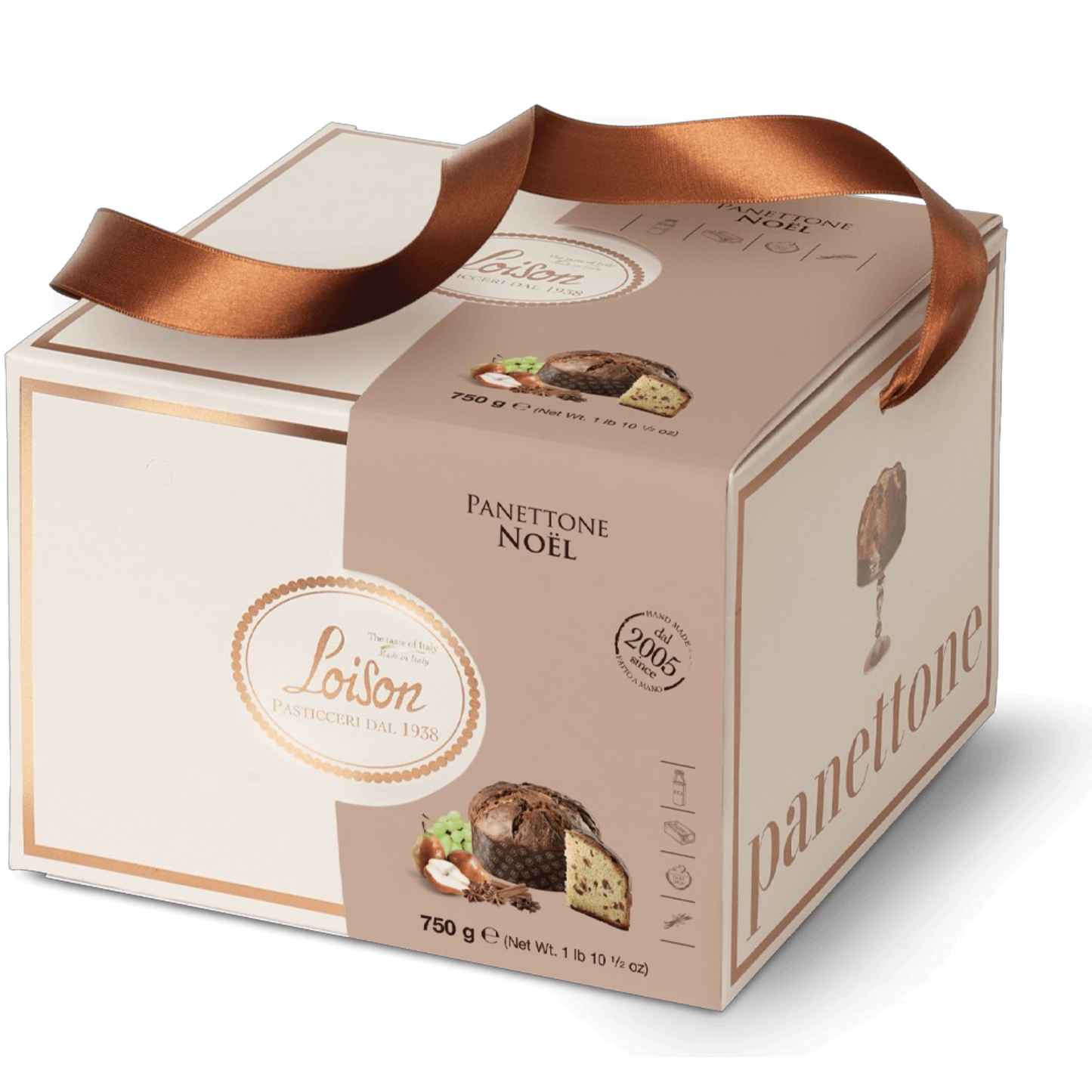 *WHOLESALE PRE-ORDER ONLY* Panettone Noel - Gold Line, by Loison, 1.65 lbs, 6/CS *9287*