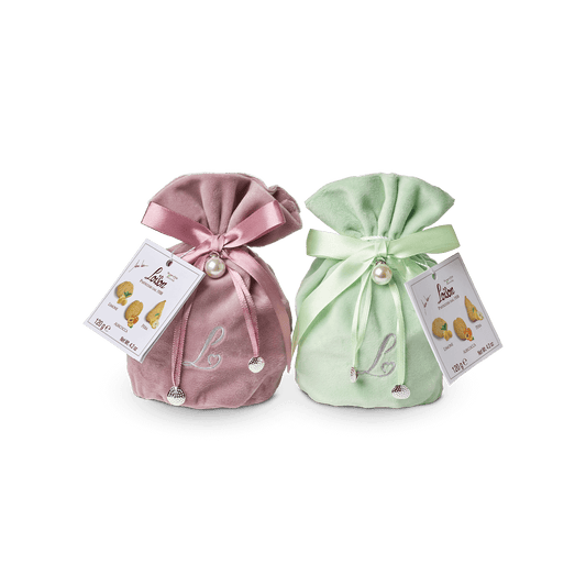 * 2 CS LEFT * Cookies Assortment in Soft Bag (Lemon/Apricot/Pear) - Bag color varies, 4.25 oz (120 g), (12/CS) *1834*