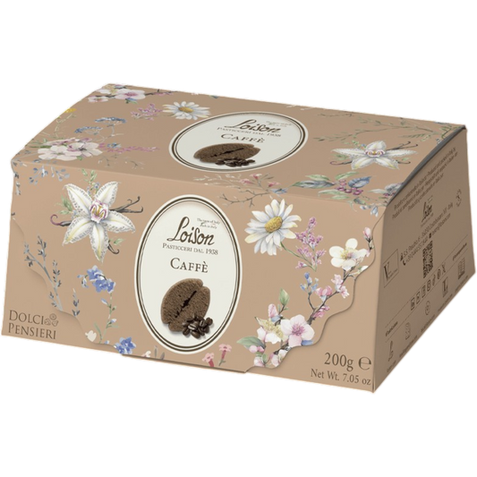 New! Coffee Biscuits in Lingotto Gift Box by Loison, 7.1 oz (12/CS) *1005A*