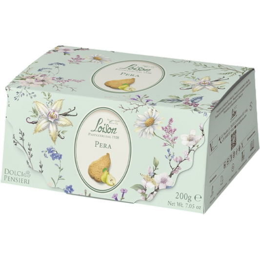 New! Pear Biscuits in Lingotto Gift Box by Loison, 7.1 oz (12/CS) *1102A*