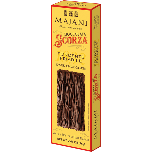 *WHOLESALE PRE-ORDER ONLY* Scorza Chocolate Bar by Majani, 2.7 OZ, 12/CS *2551/20*