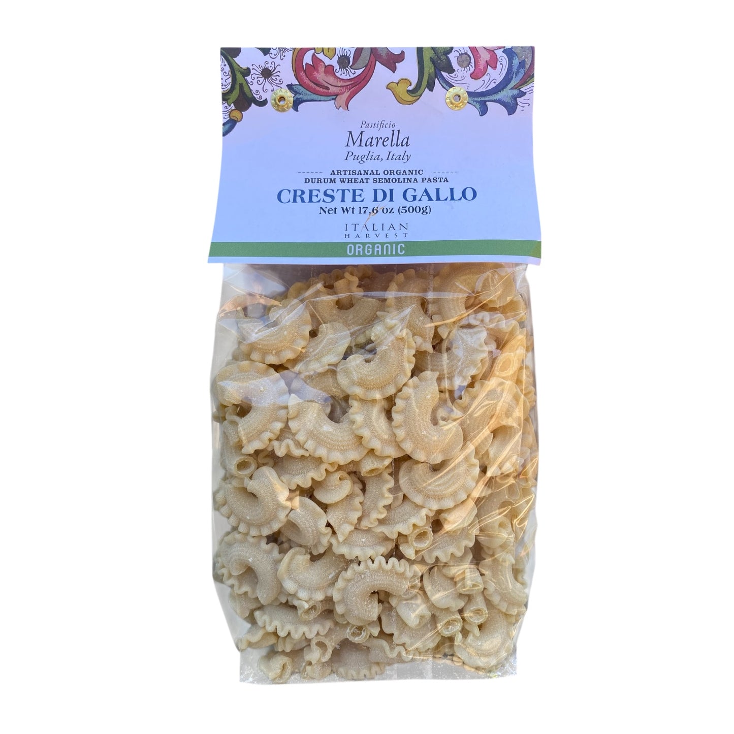 NE PACKAGING! Creste di Gallo Rooster Crests by Marella: Organic, 1.1 lb, 12/CS