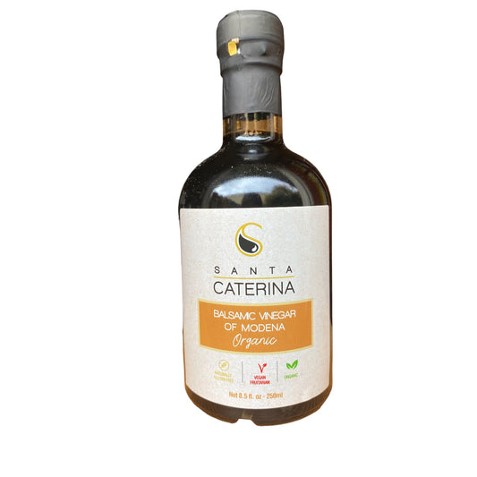 *SPECIAL* (BEST BY 04/2033) Balsamic Vinegar - Bronze - Organic by Santa Caterina, 8.5 oz, 6/CS
