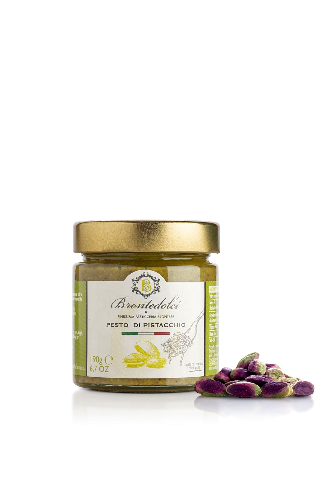 WHOLESALE PRE-ORDER ONLY Pistachio Pesto by Brontedolci, 6.75 OZ, 12/CS *60001* ETA 10/28