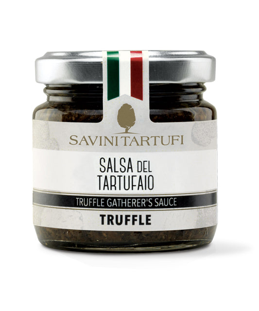 *SPECIAL* (BEST BY 11/05/26) "Salsa del Tartufaio" Truffle Sauce- Truffle Gatherer's Sauce by Savini Tartufi:  6.35 oz, 6/CS