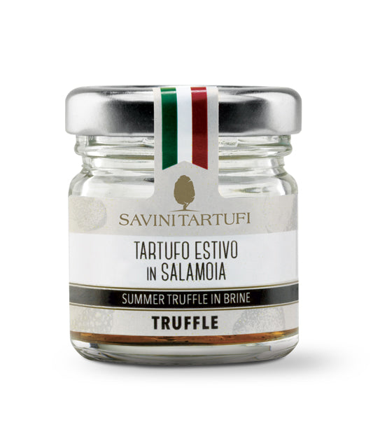 *SPECIAL* (BEST BY 04/19/26) "Tartufo Estivo in Salamoia" Whole Truffle in Brine- Summer Truffle by Savini Tartufi,  1.76 oz, 1/CS