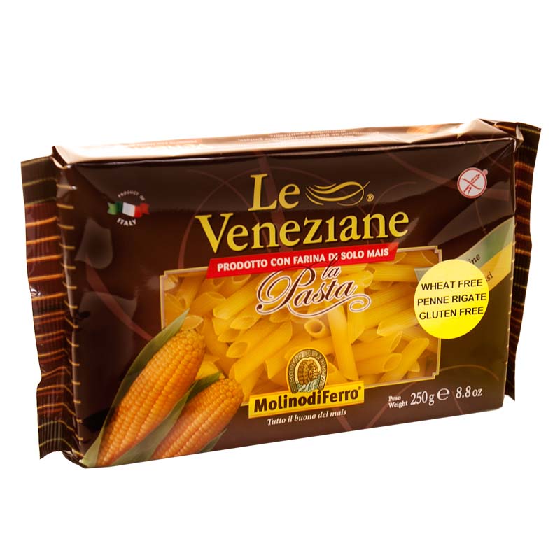 Penne Gluten-Free Pasta by Le Veneziane, 8.8 oz, 12/CS