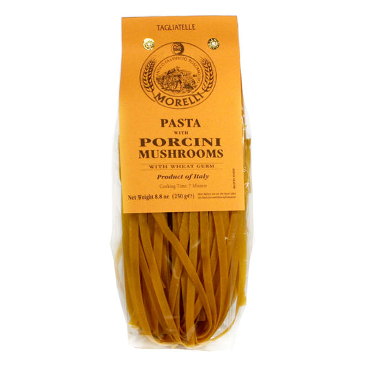 *SPECIAL* (BEST BY 07/08/25) Tagliatelle with Porcini Mushrooms by Morelli, 8.8 oz, 12/CS