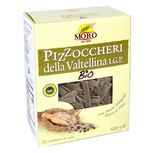 Pizzoccheri Buckwheat Pasta by Carlo Moro, Box: Organic, 1.1 lb,10/CS
