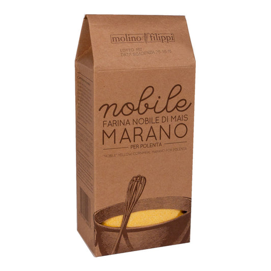 *SPECIAL* (NO BBD BUT RECEIVED IN FEB.2025) Polenta Nobile Marano (Heirloom Corn): Veneto by Molino Filippi, 1.1 lbs, 6/CS