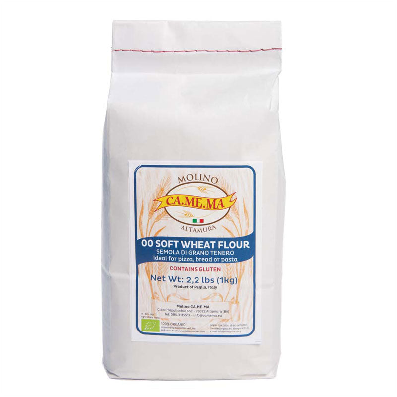 Soft Wheat "00" Flour of Altamura by Molino Camema: Organic, 2.2 lbs, 10/CS (max 2 units for Retail Clients)