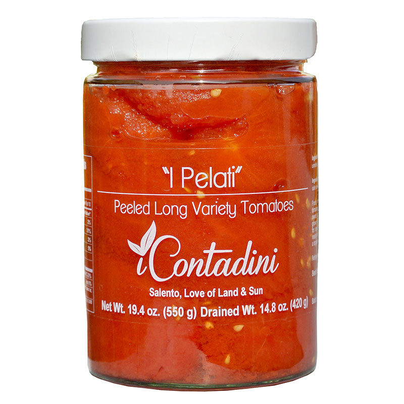 *SPECIAL* (BEST BY 09/04/27) "i Pelati" Whole Peeled Tomatoes in Water by iContadini, 19.4 oz, 6/CS (max 2 units for Retail Clients)