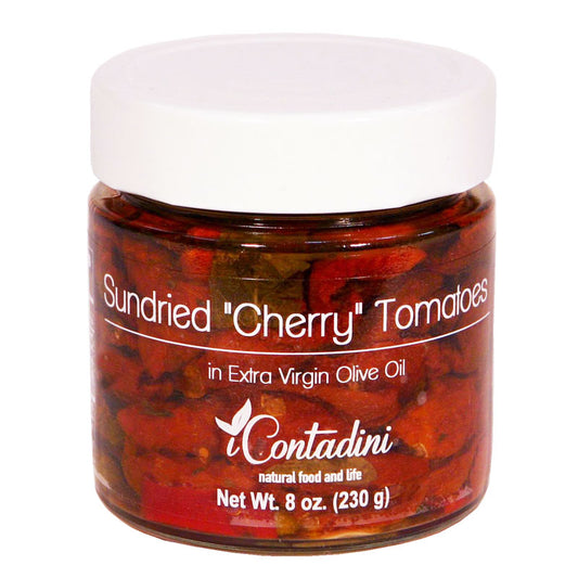 *SPECIAL* (BEST BY 11/08/27) Sundried Cherry Tomatoes in Oil by iContadini, 8.1 oz., 6/CS