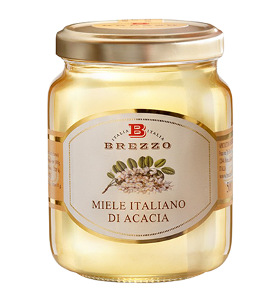 **OUT OF STOCK** Raw Acacia Honey, by Brezzo: Piedmont, 8.8 oz, 12/CS *ETA PENDING*
