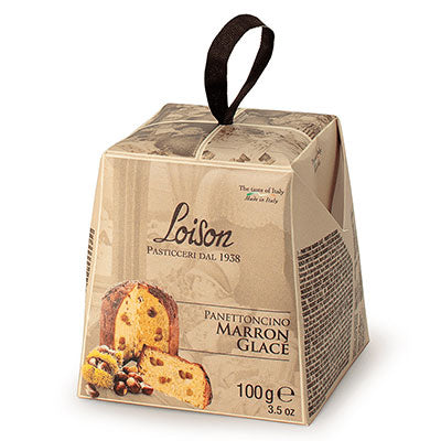* 31 UNITS LEFT * *Mini Panettone with Marrons Glaces (Chestnut) by Loison, 3.5 OZ, 36/CS *9215*