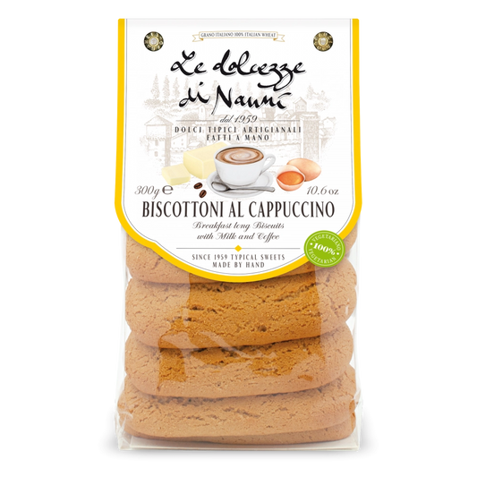 Cappuccino Biscottoni - Crunchy Long Biscuits by Nanni, 10.5 oz, 8/CS