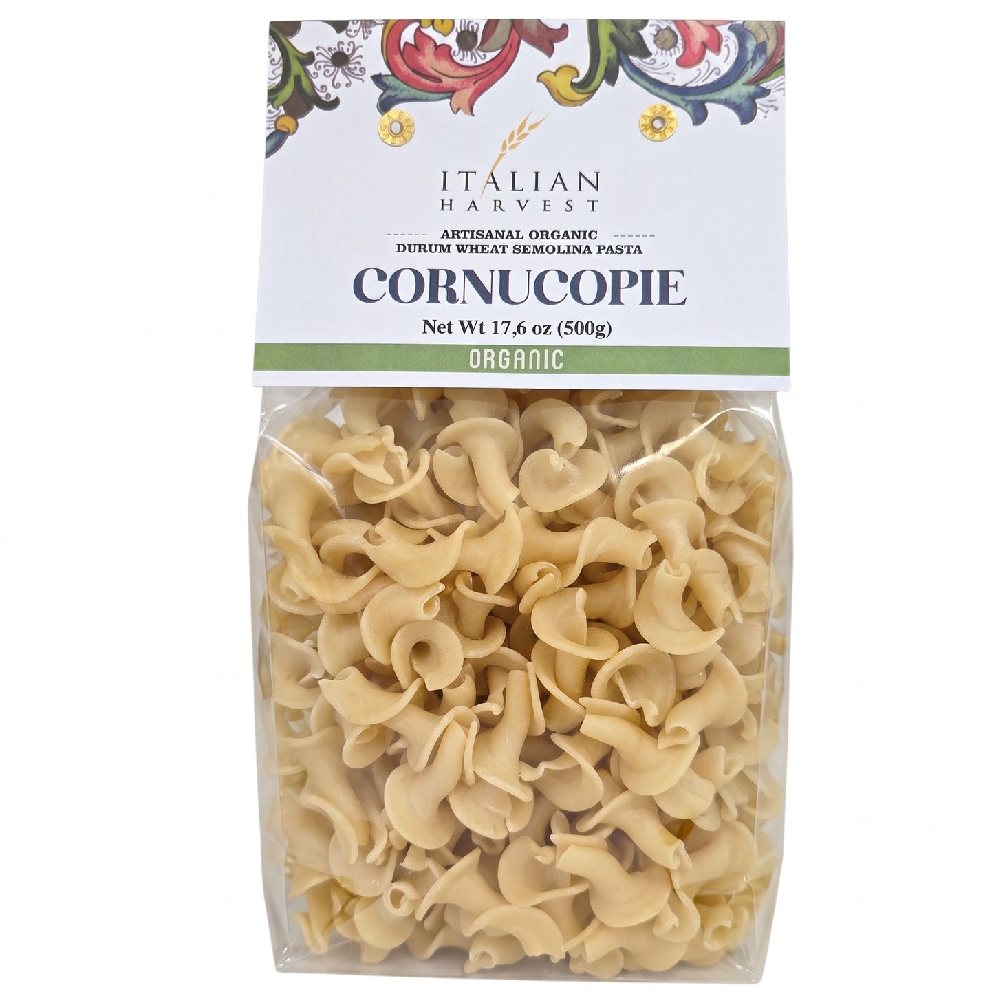 Cornucopie, by Italian Harvest, Organic, 1.1 lb (500 g), 12/CS