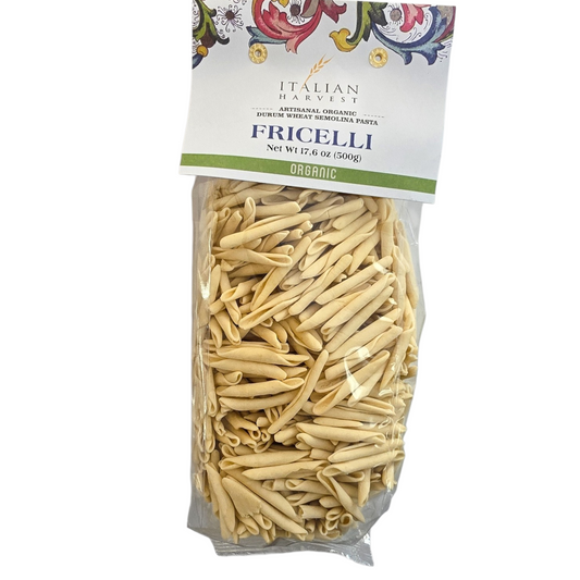 NOW UNDER "ITALIAN HARVEST" BRAND Fricelli by Marella, Handmade: Organic, 1.1 lb, 12/CS