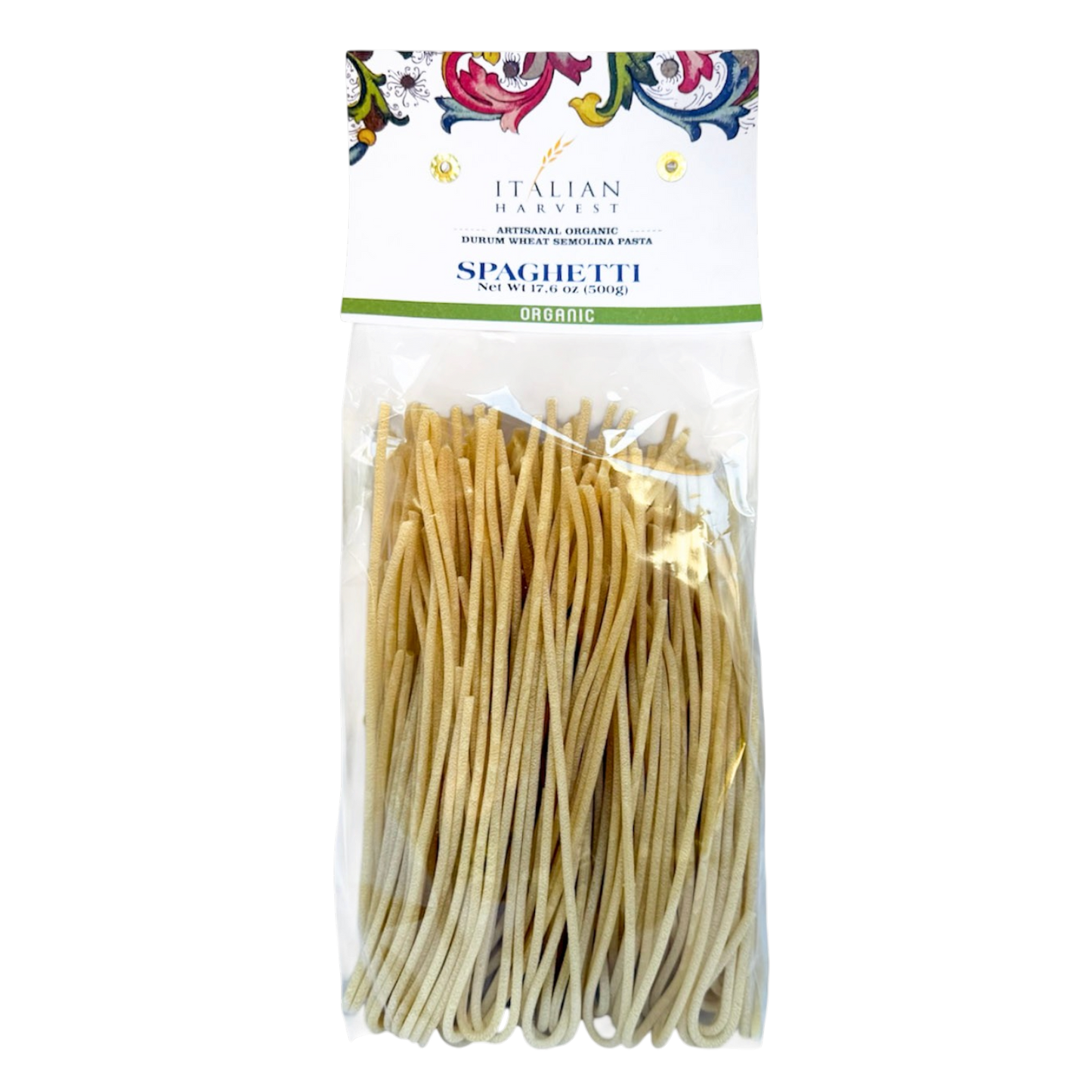 *NEW PACKAGING & UPC* Spaghetti by Marella: Organic, 1.1 lb, 12/CS