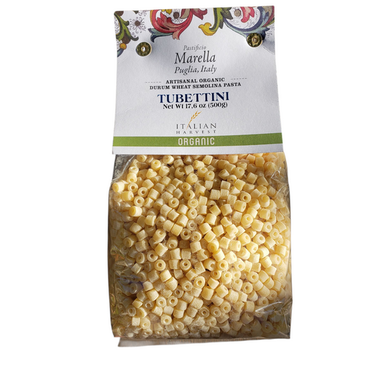 NEW PACKAGING - Tubetti Little Tubes by Marella: Organic, 1.1 lb, 12/CS