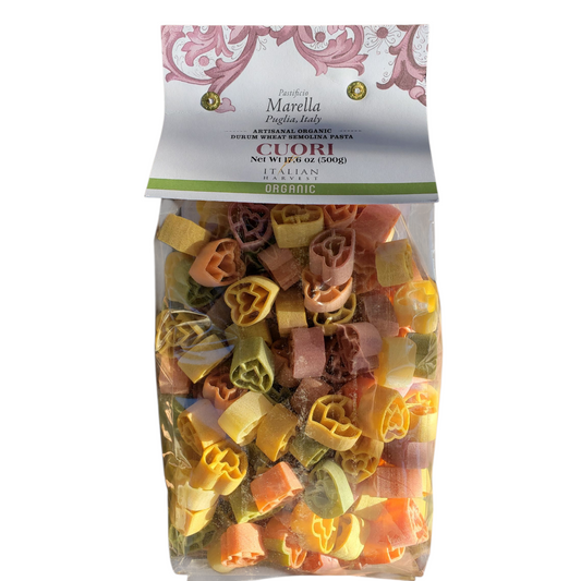 *NEW PACKAGING* Cuori Multicolored Hearts by Marella: Organic, 1.1 lb, 12/CS