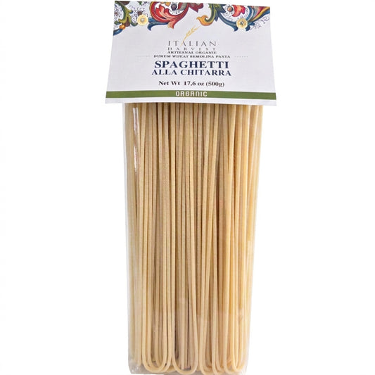 *NEW* Spaghetti alla Chitarra Pasta, Organic, by Italian Harvest, 1.1 lb (500 g), 12/CS