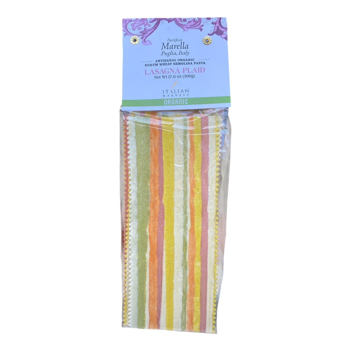 *NEW PACKAGING* Lasagna Plaid by Marella: Organic, 1.1 lb, 8/CS