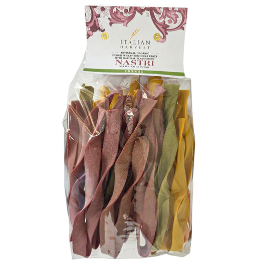 **OUT OF STOCK** *NEW PACKAGING & UPC* Nastri Mix Colorful Handmade Ribbons by Marella: Organic, 1.1 lb, 8/CS *ETA JUNE 1*