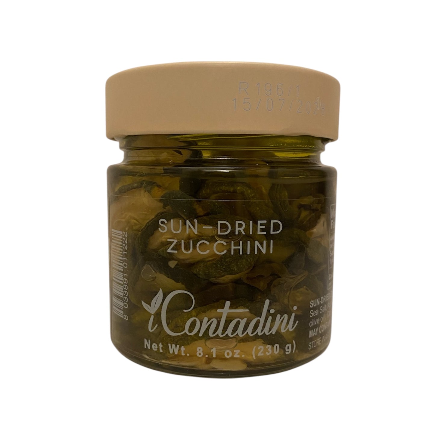 Sundried Zucchini in Oil by iContadini, 8.1 oz, 6/CS