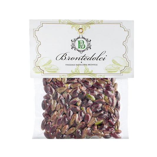 *WHOLESALE PRE-ORDER ONLY* Sicilian Pistachios, Shelled (Vacuum-Sealed) by Brontedolci, 3.5 OZ, 12/CS *12014*