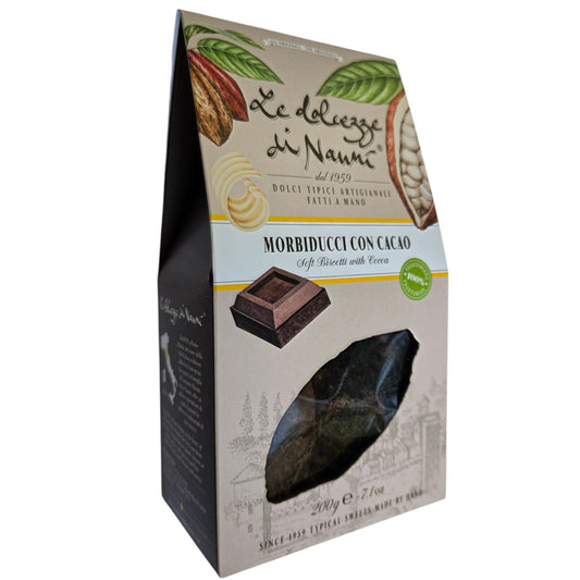 *NEW* "Morbiducci" Soft Biscotti with Cocoa by Nanni: Tuscany, 7.1 oz, 8/CS *505*