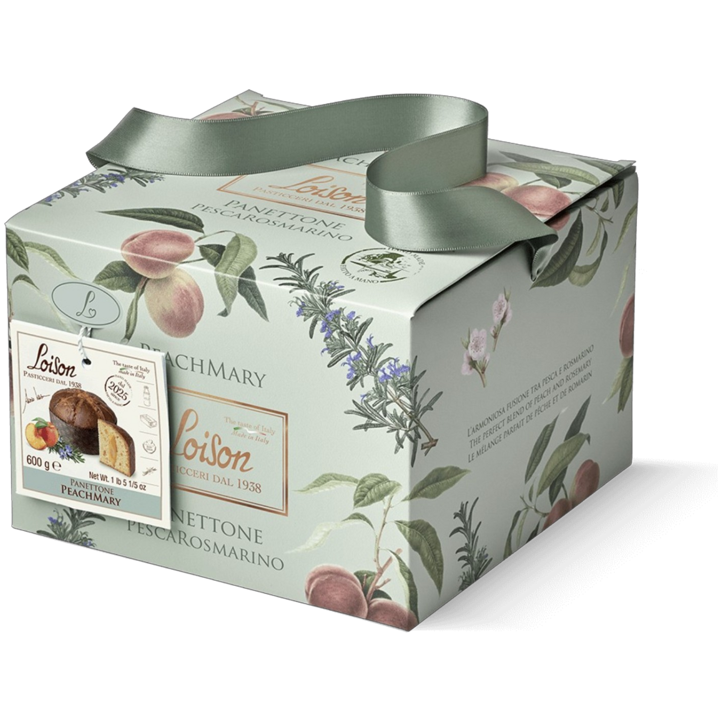 *WHOLESALE PRE-ORDER ONLY* Panettone Peachmary (Peach/Rosemary) by Loison, 21 OZ, 6/CS *9147*
