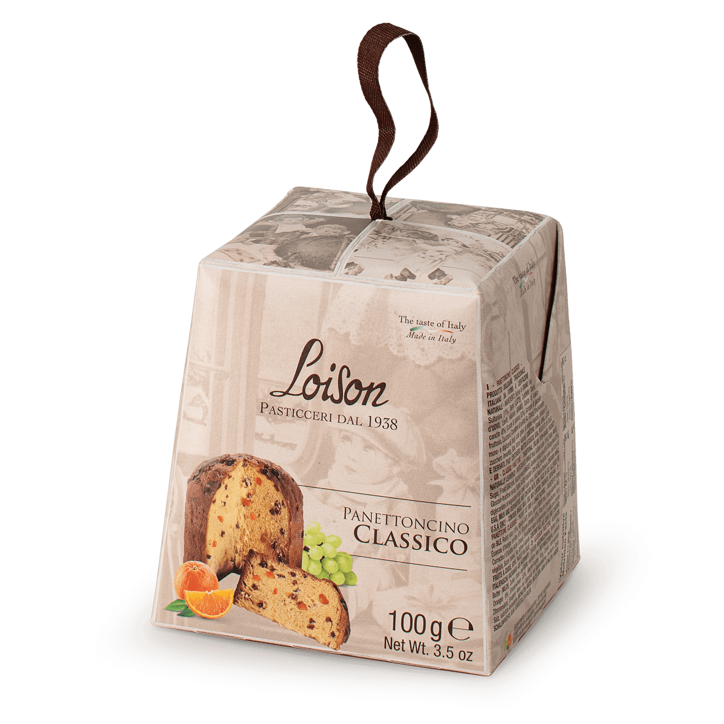 PRE-ORDER ONLY: Mini-Panettone Classico by Loison, 3.5 oz (100 g), 36/CS *993*