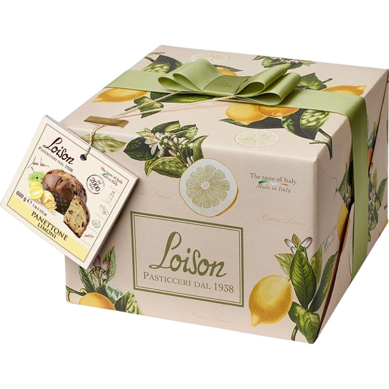 *WHOLESALE PRE-ORDER ONLY* Panettone ai Limoni by Loison, 21.4 oz, 6/CS *9039*