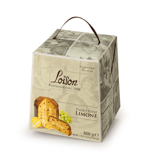 Panettone Limoni - Box by Loison, 1.3 lb (600g), 12/CS *942*