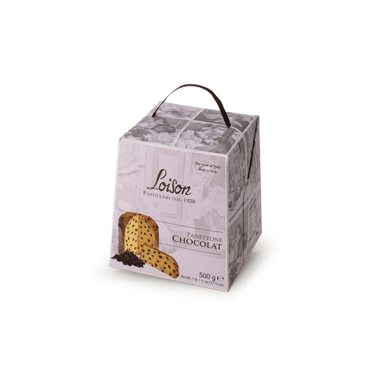 WHOLESALE PRE-ORDER ONLY * LESS THAN 5 CS LEFT* Panettone w/Choc. Chips, Astucci, 17.6 oz (500 g), (12/CS) **948** ETA MID OCTOBER